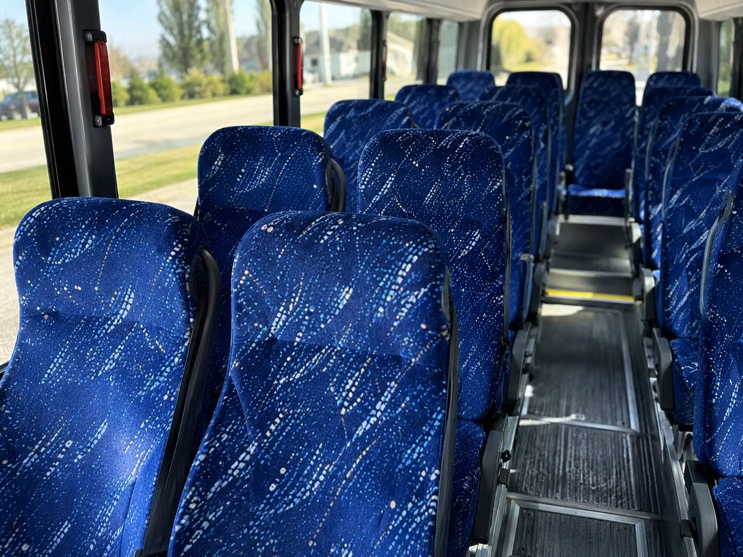 15 passenger minibus inside