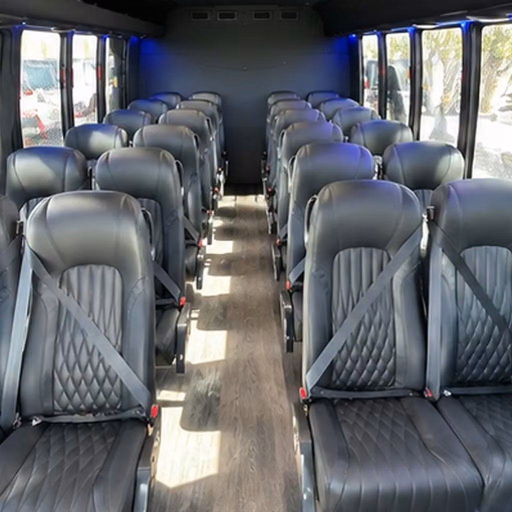 35 passenger minibus interior