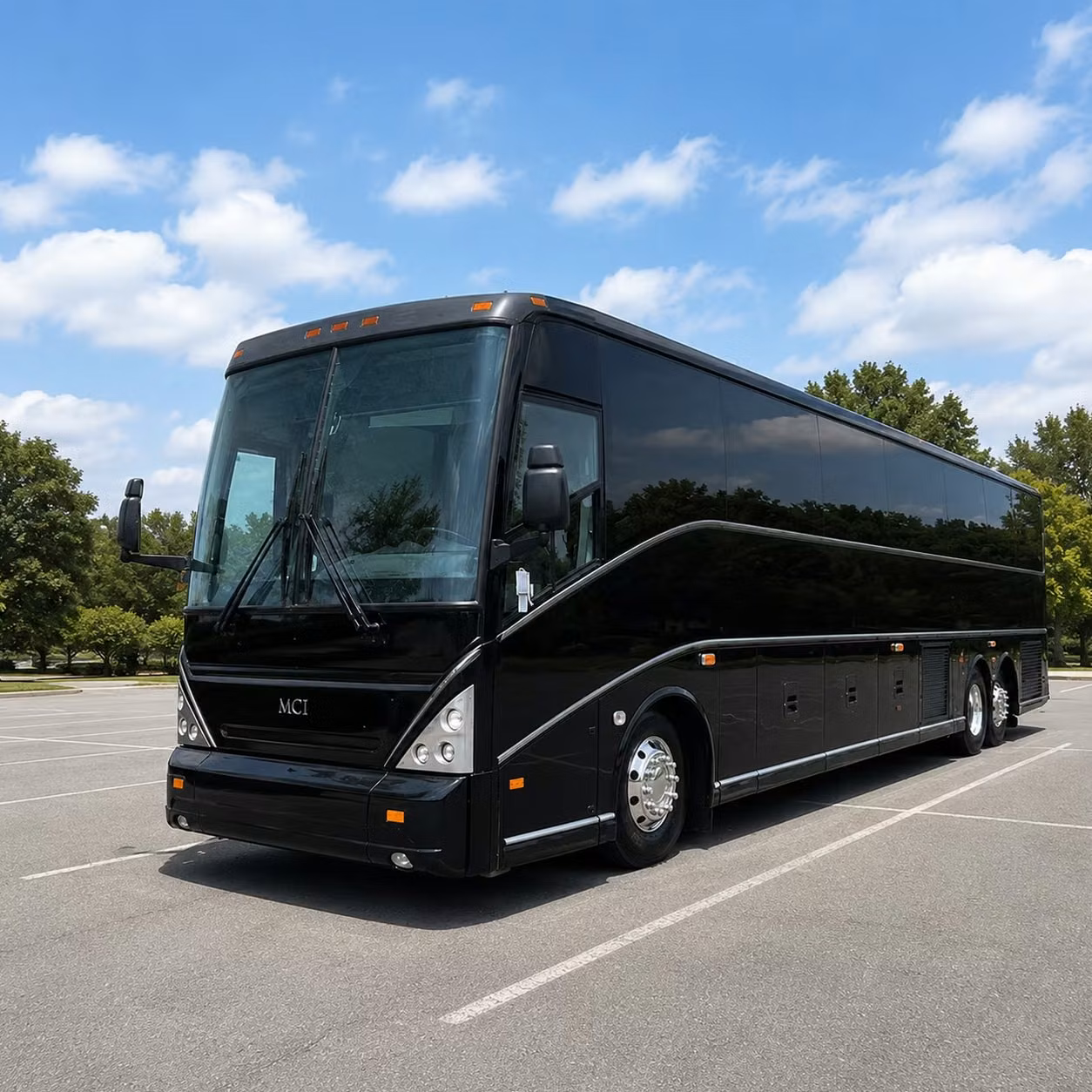 56 passenger charter bus