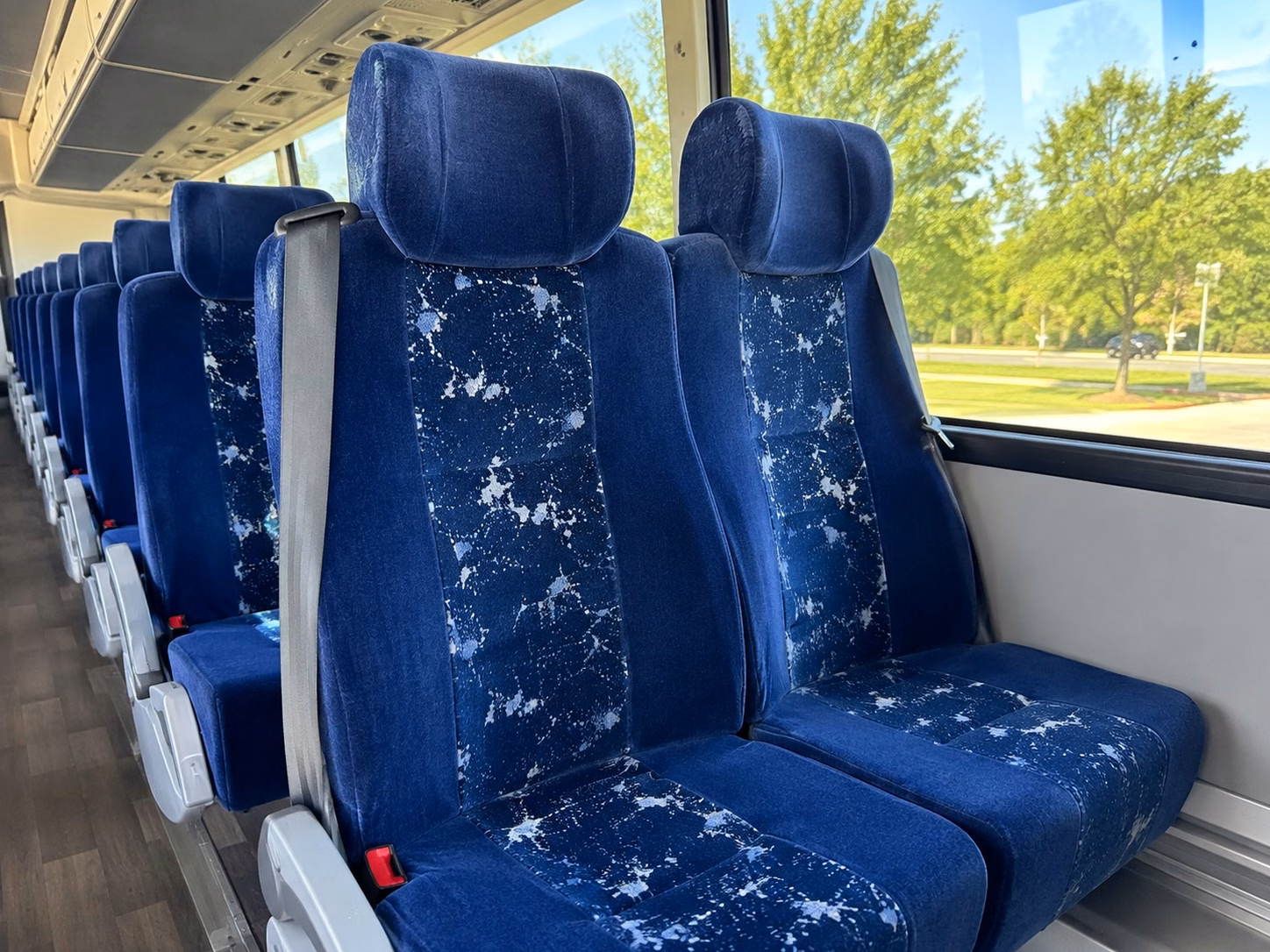tempe charter bus interior